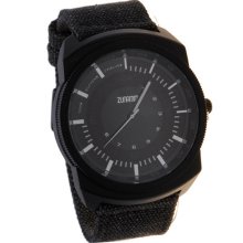 Hip Hop Accessories Men Matte Black Watch Black