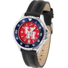 Houston Cougars Ladies Leather Wristwatch