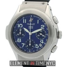 Hublot Classic Elegance MDM Chronograph Steel Blue Dial