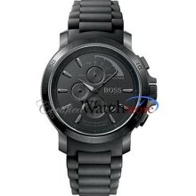 Hugo Boss 1512393 Watch Hb2001 Mens Black Dial Stainless Steel Case Quartz