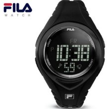 [hyundai Hmall] Fila Korea Black Urethan Men's Sport Digital Watch 38-024-001