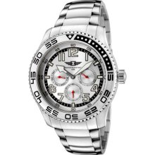 I by Invicta Watches Men's Silver Dial Stainless Steel Stainless Stee
