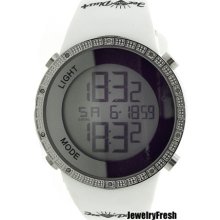 Ice Plus White Digital 0.10ct Diamond Watch