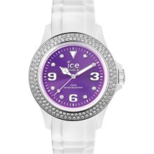 ICE Watch Color Dial Crystal Bezel Watch