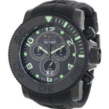 Invicta 0414 Men's Watch Sea Hunter Pro Diver Chronograph Quartz Black Tone Dial