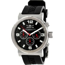 Invicta 10637 Specialty Black Chronograph GMT Men's Watch