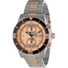 Invicta 12653 Specialty Chronograph Stainless Steel Case and Bracelet