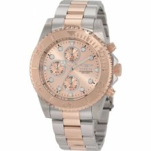 Invicta 1775 Men's Pro Diver Two Tone Stainless Steel Chronograph Dive