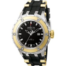 Invicta 6178 Men's Reserve Collection GMT 18k Gold-Plate & Stainless Steel Watch