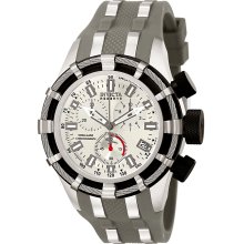 Invicta 6434 Reserve Collection Chrono Gray Polyurethane Men's Watch