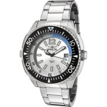 Invicta Men's 1329 Ii Collection Silver And Blue Dial Stainless Steel Watch