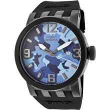 Invicta Mens DNA/Camouflage Blue Camouflage Gunmetal Case Invicta-10460