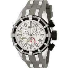 Invicta Men's Reserve Chronograph Gray Polyurethane