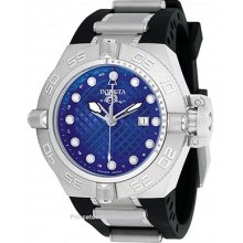 Invicta Mens Subaqua GMT - Blue Dial - Black Rubber Invicta-1155