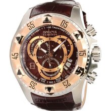 Invicta Reserve Excursion Leather Chronograph Mens Watch 11014
