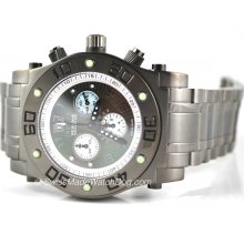 Invicta Watches - Men's 4367 Reserve Speedway Collection Chronograph Black Mother of Pearl Dial Swiss Made Watch