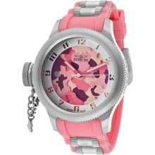 Invicta Watches Women's Russian Diver Red/Grey/Black Camouflage Dial P