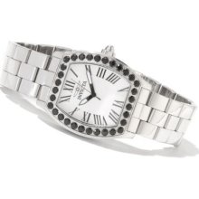 Invicta Women's Angel Quartz Limited Edition Black Spinel Stainless Steel Bracelet Watch