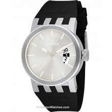 Invicta Womens DNA/Urban - Silver Dial - Black Silicone Strap Invicta-10414