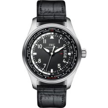 Iwc Iw326201 Pilots Worldtimer Automatic Luxury Watch Iw3262-01