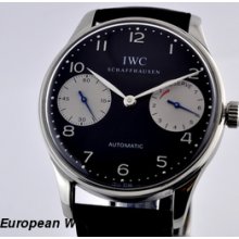 IWC Portuguese Automatic 2000 SS Black Dial