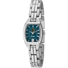 Jacksonville Jaguar wrist watch : Fossil Jacksonville Jaguars Ladies Stainless Steel Analog Cushion Watch