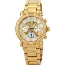 JBW Women's Victory Watch in Gold with White Dial