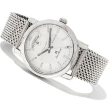 Jean Marcel Men's Clarus Limited Edition Swiss Made Automatic Stainless Steel Bracelet Watch