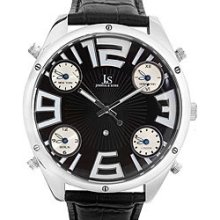 Joshua & Sons 'quadro Meister' Men's Automatic Watch