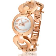 Just Cavalli Designer Women's Watches, Cruise - Rose Gold Plated Horsebit Bracelet Watch