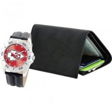 Kansas City Chiefs Watch and Wallet Gift Set