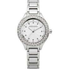 Karen Millen Ladies' Stainless Steel Crystal Set Bezel & Dial KM108SM Watch