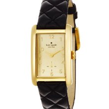 kate spade new york 'cooper grand' leather strap watch