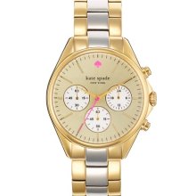 kate spade new york 'seaport' chronograph bracelet watch, 38mm