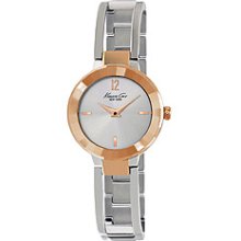 Kenneth Cole New York Leather Silver-Tone Dial Women's Watch #KC4788