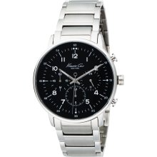 Kenneth Cole New York Men's Stainless Watch - Stainless Bracelet - Black Dial - KC3784