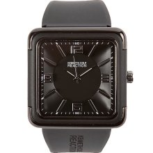 Kenneth Cole Reaction Square Watch In Black