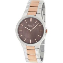 Kenneth Cole Women's Stainless Steel Case Rrp $135 Black Leather Watch Kc4829