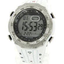 King Master D-Shock White 0.12ct Diamond Men's Watch DS.015