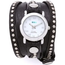 La Mer Collections Bali Studded Wrap Watch