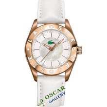 Lacoste Biarritz 2000534 White Dial Women's Watch 2 Years Warranty