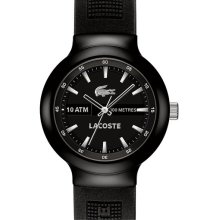 Lacoste 'Boreno' Silicone Strap Watch, 44mm