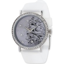 Ladies Ed Hardy Lovebirds Silver Dial Watch - Silver - Sterling Silver