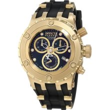 Ladies Invicta 0532 Subaqua Reserve Chronograph Black Mop Dial Swiss Watch