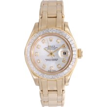 Ladies Rolex Masterpiece/Pearlmaster Watch 69308