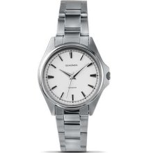 Ladies Sekonda Watch Steel Clear White Dial Quartz Wrist Watch 4397