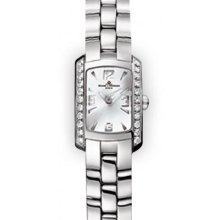 Ladies Steel Silver Dial Baume & Mercier Hampton Milleis Mini