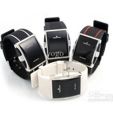 Led Digital Wrist Watch Sports Watch Men's Watches Black/white