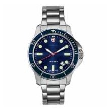 Leeds 1048-35-B - Wenger Battalion III Diver XL Blue Dial Bracelet