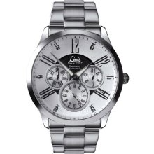 Limit Men's Quartz Watch With Silver Dial Analogue Display And Silver Bracelet 5889.25